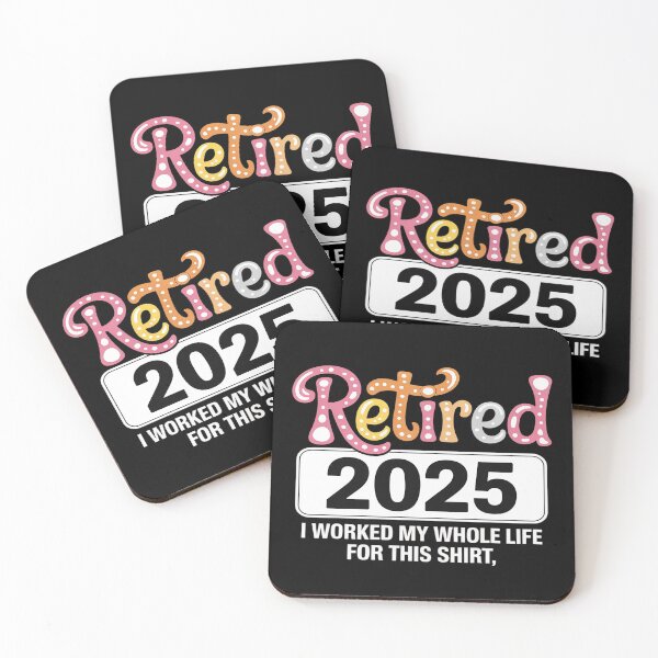 Item preview, Retired 2025 Retirement Coworkers designed and sold by MAKOPOKOShop.