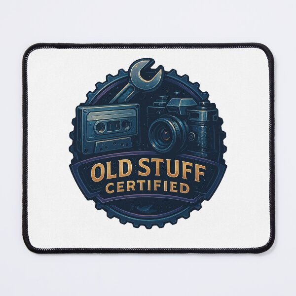 Item preview, Antiquing Old Stuff Certified Retro Kamera designed and sold by LuminOrb.