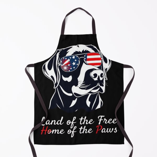 Item preview, Minimalist 4th of July Dog - Land of the Free, Home of the Paws designed and sold by ARTReMi.