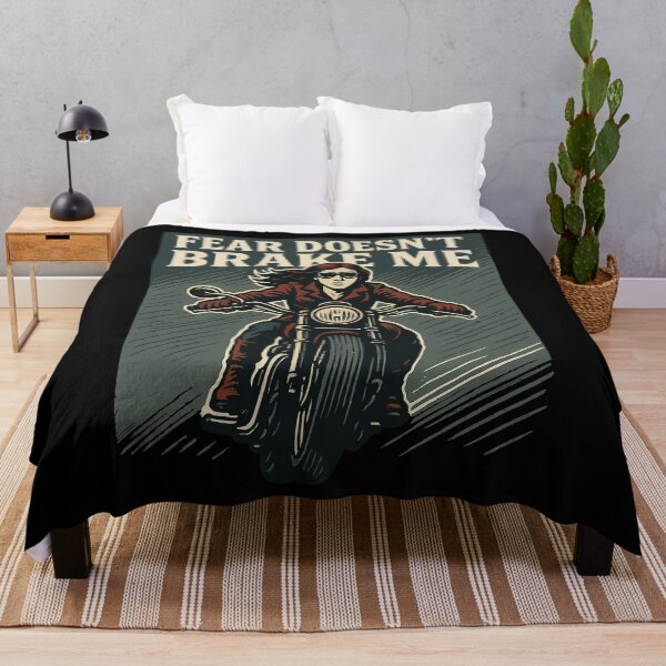 Item preview, Fear Doesn't Brake Me Motorcyclist designed and sold by LuminOrb.