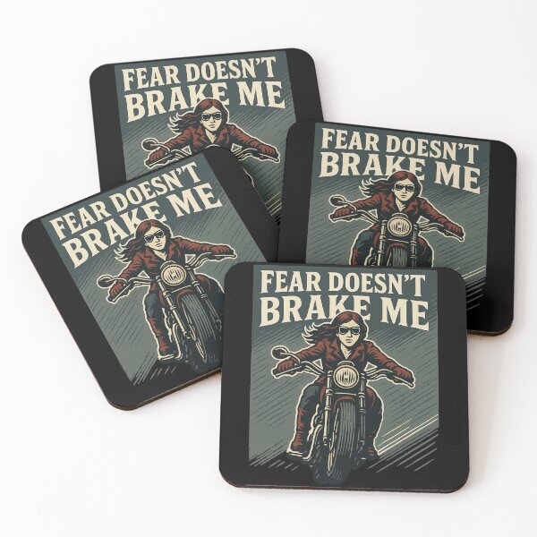 Item preview, Fear Doesn't Brake Me Motorcyclist designed and sold by LuminOrb.