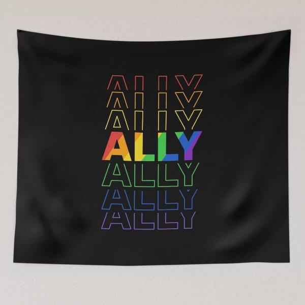 Item preview, Ally LGBTQ designed and sold by nukartDesigns.