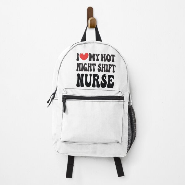 Item preview, I Love My Hot Night Shift Nurse Wife I Heart My Girlfriend heart of Valentine's Day Funny Gift designed and sold by CoolCreative.