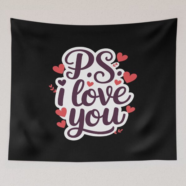 Item preview, PS I Love You Day Day Purple Heart designed and sold by Nekusa.
