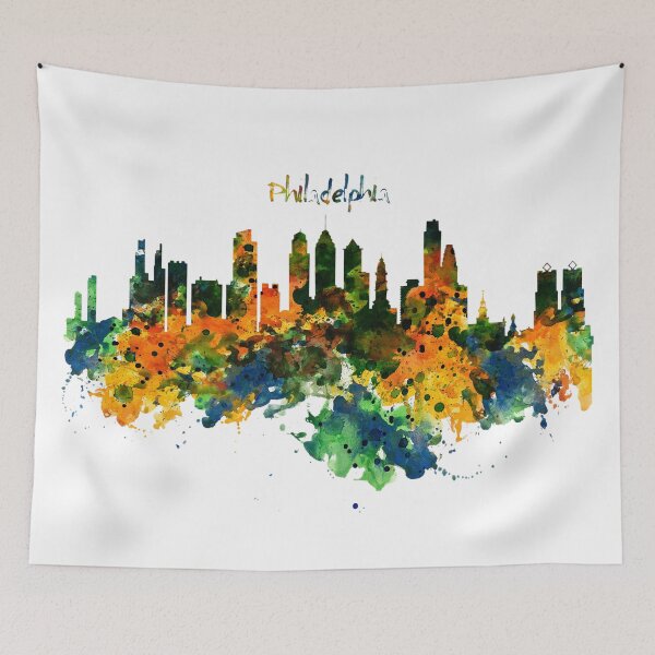 Item preview, Philly Skyline Splash designed and sold by caracatita75.