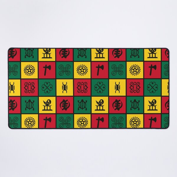 Item preview, Adinkra Symbols in Pan-African colors designed and sold by MammothArt.