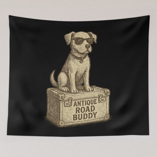 Item preview, Antiquing Abenteuer Antique Road Buddy designed and sold by LuminOrb.