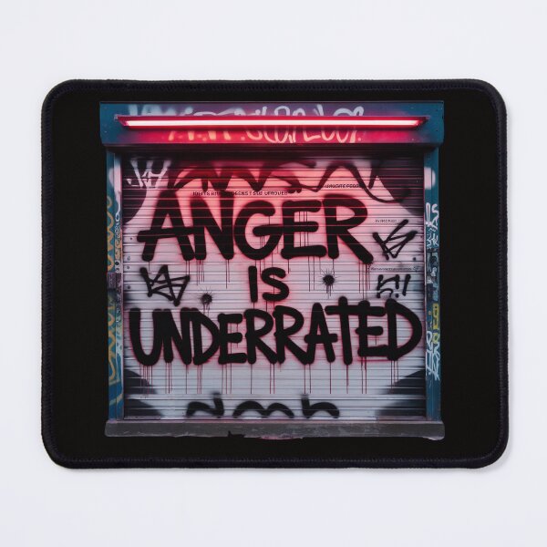 Item preview, I Will Not Yield To Disrespectful Men – Anger Is Underrated Street Graffiti Shirt designed and sold by Slavicsoul.