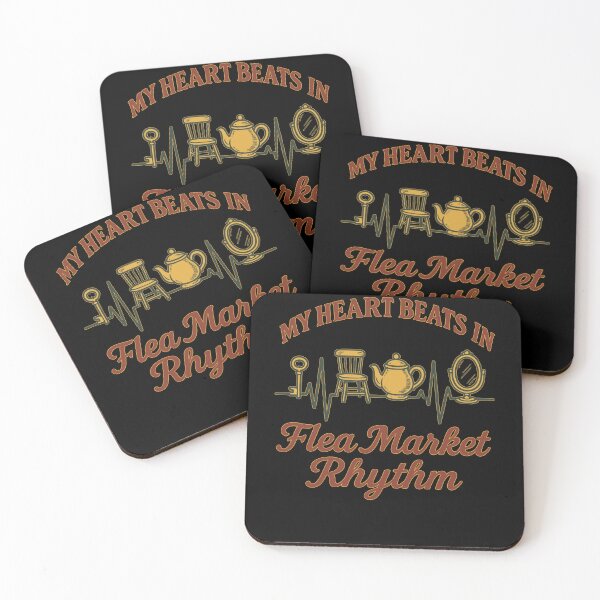 Item preview, My Heart Beats To The Rhythm Of The Flea Market designed and sold by LuminOrb.