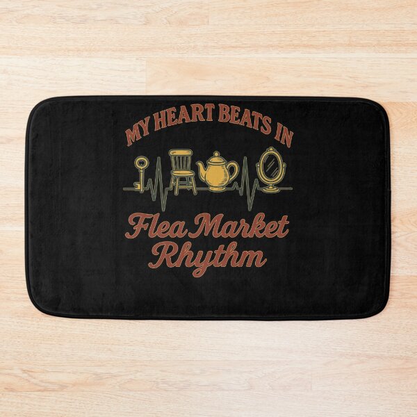 Item preview, My Heart Beats To The Rhythm Of The Flea Market designed and sold by LuminOrb.