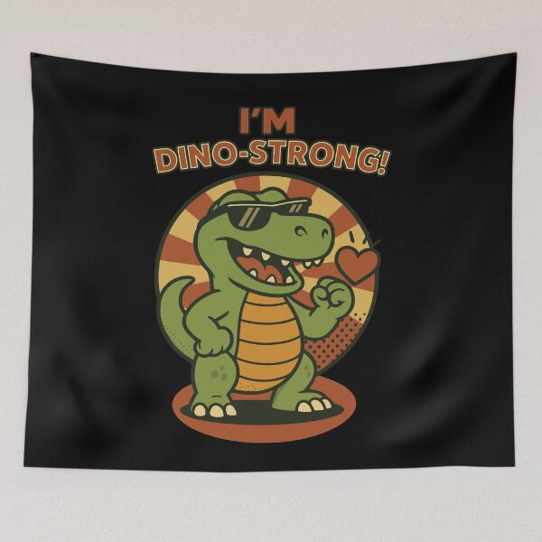 Item preview, I Am Dino-strong Dinosaur Lover Preschool designed and sold by LuminOrb.