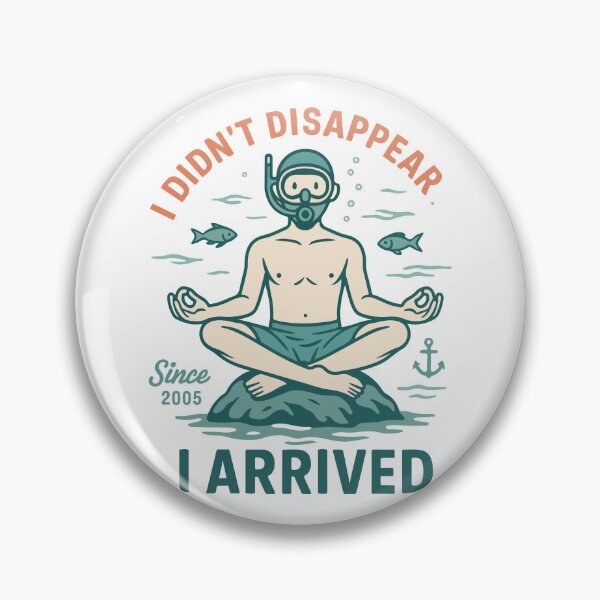 Item preview, Diver Ocean Meditate I Didn't Disappear designed and sold by LuminOrb.