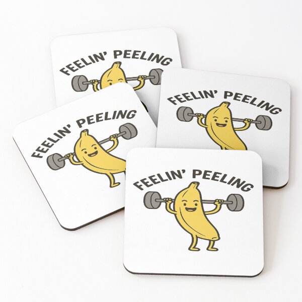 Item preview, Feelin’ Peeling – Funny Banana Lifting Weights designed and sold by SpectrumCreations.
