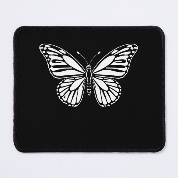 Item preview, Butterfly Stencil Silhouette | Elegant Insect Graphic Art designed and sold by Negative Space Art.