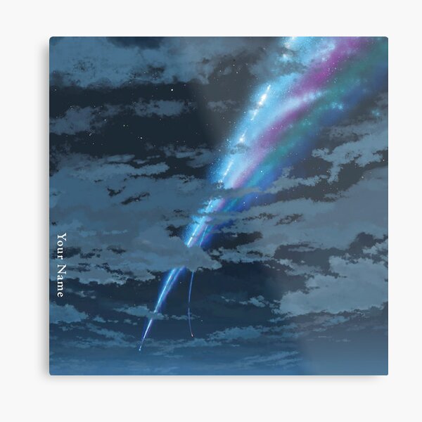 Your Name Soundtrack Cover By Radwimps Metal Print By Rollermobster Redbubble
