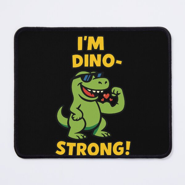 Item preview, I'm Dino-strong Tyrannosaurus Rex Kinder designed and sold by LuminOrb.