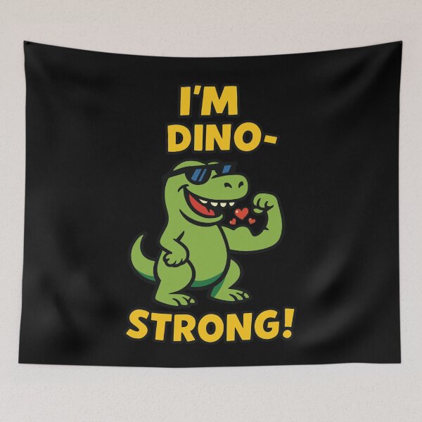 Item preview, I'm Dino-strong Tyrannosaurus Rex Kinder designed and sold by LuminOrb.