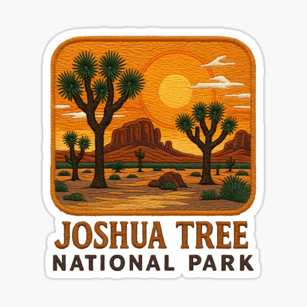 Item preview, Welcome to Embroidery Joshua Tree National USA Park designed and sold by Blok45.
