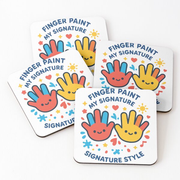 Item preview, Finger Paint My Signature Style Boys Girls designed and sold by LuminOrb.