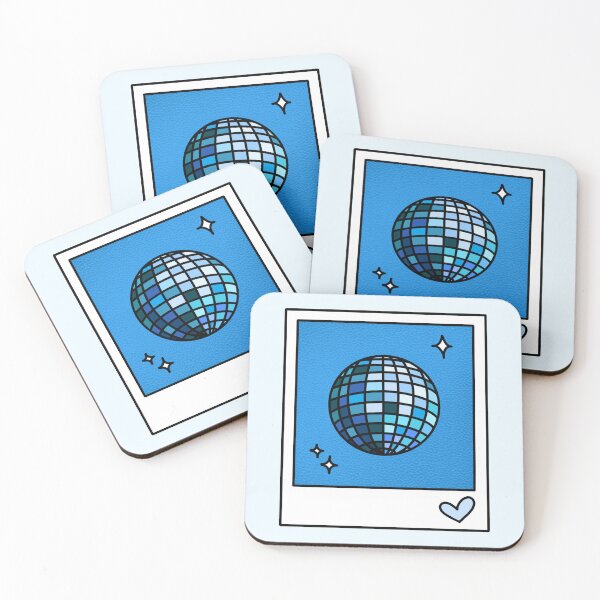 Item preview, mirrorball disco ball era polaroid - kindle stickers designed and sold by folklorewhisper.