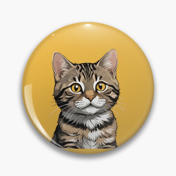 Artikelvorschau, Tabby-Katze, gestreifte Katze, süße Illustration entworfen und verkauft von taiche.