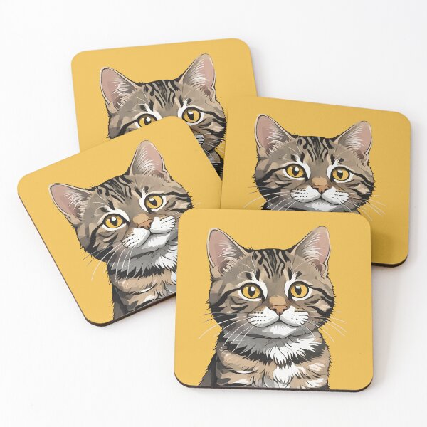 Item preview, Tabby Cat Striped Cat Cute Illustration designed and sold by taiche.