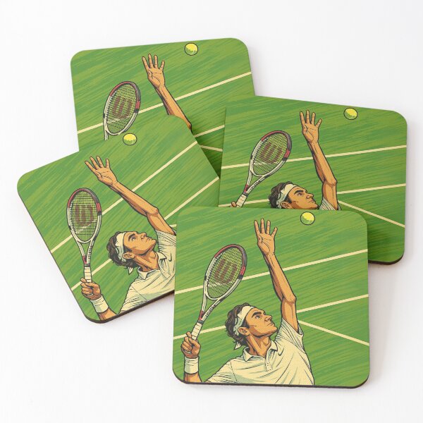 Item preview, King of Grass – Elegant Tennis Portrait designed and sold by OutofFocusShop.