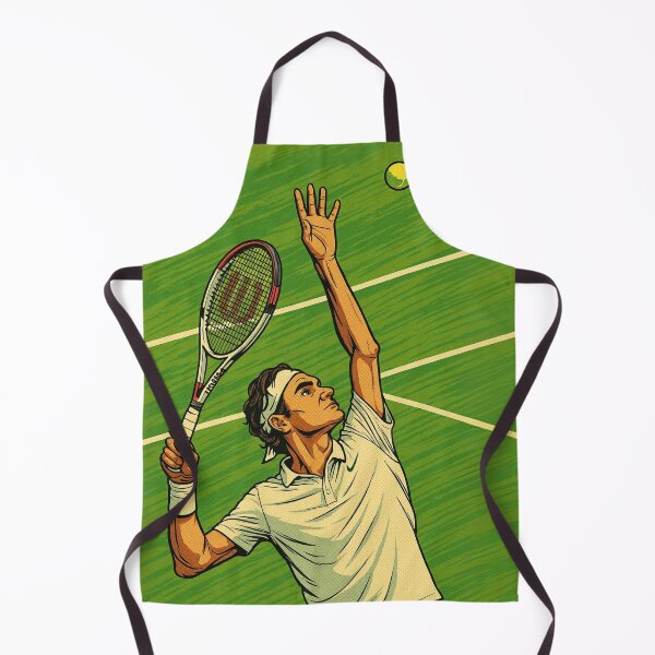 Artikelvorschau, King of Grass – Elegantes Tennisportrait entworfen und verkauft von OutofFocusShop.