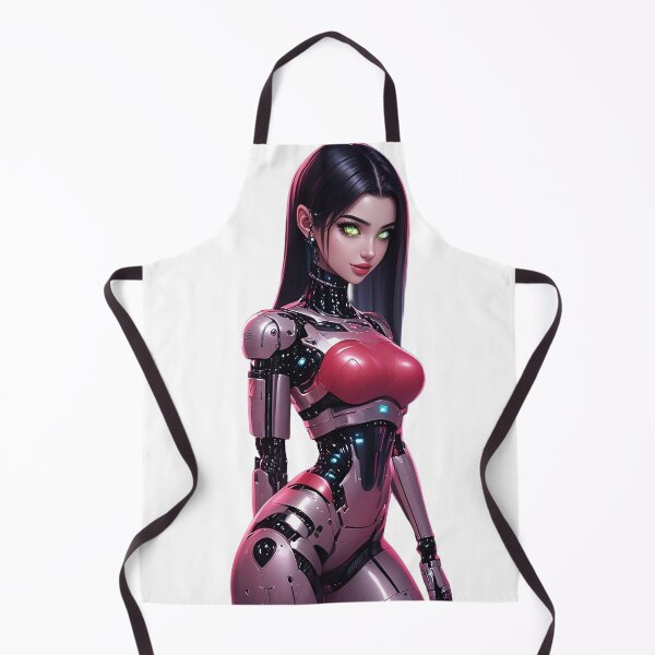 Item preview, Sexy Bot V2 Pinup Girl Sticker designed and sold by kiwiartyfarty.