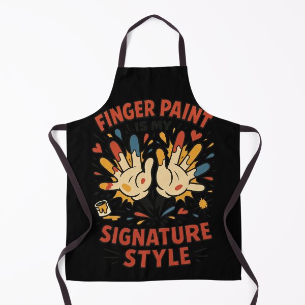 Item preview, Finger Paint Is My Signature Style Kindergarten designed and sold by LuminOrb.