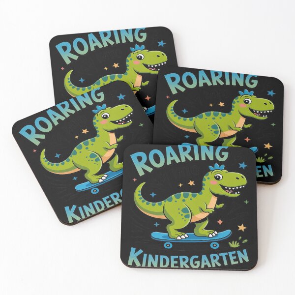 Item preview, Roaring Into Kindergarten Dinosaur Back to School designed and sold by MAKOPOKOShop.