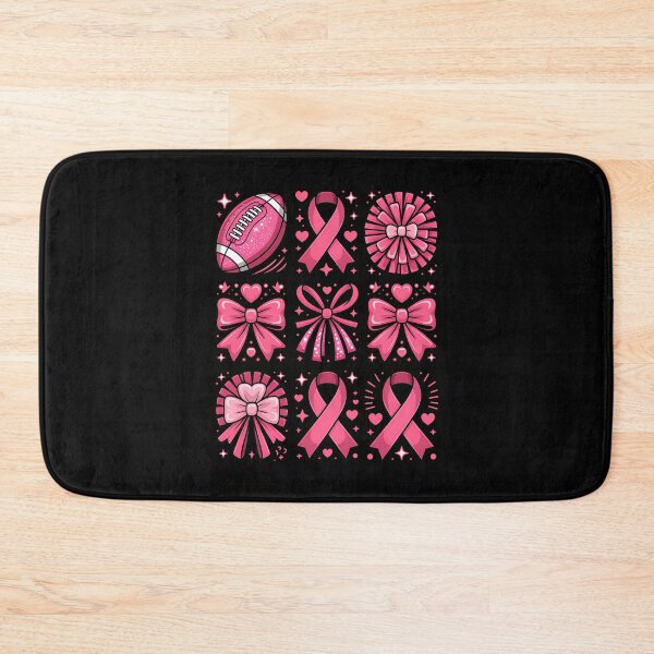 Item preview, Coquette Bow Football Game Day Pink Out Tackle Breast Cancer designed and sold by diyoor.