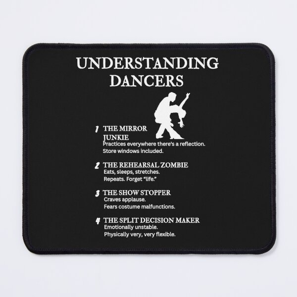 Item preview, Understanding Dancers – Funny Rhythm & Stage Life Definitions – Black designed and sold by PsyFlow35.