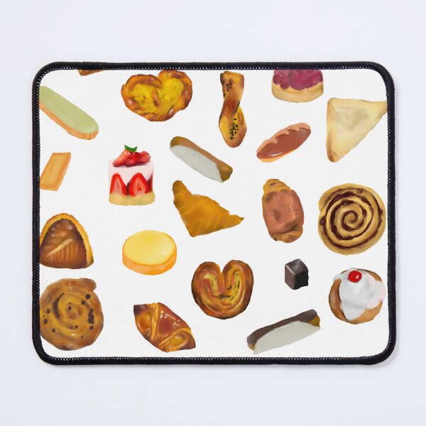 Item preview, pastries illustration designed and sold by thehat24.
