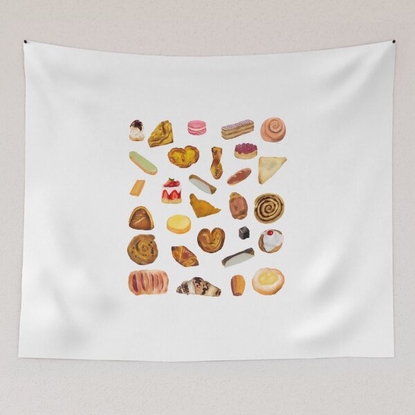 Item preview, pastries illustration designed and sold by thehat24.