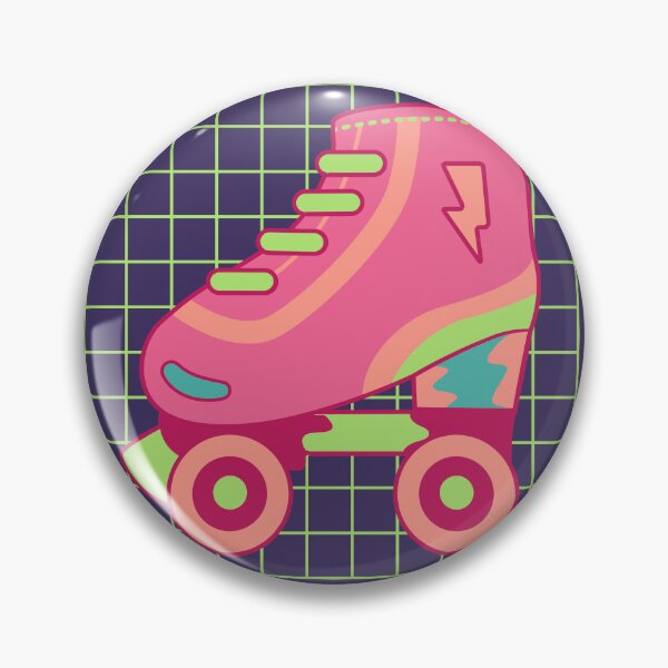 Item preview, Inline Rollerblade Skate 80s Neon Rubik Synthwave Love designed and sold by KhataCloset.