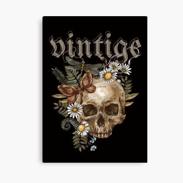 Item preview, Retro Skull Design – Vintage Typography T-Shirt for Streetwear Lovers designed and sold by Metropol-2023.