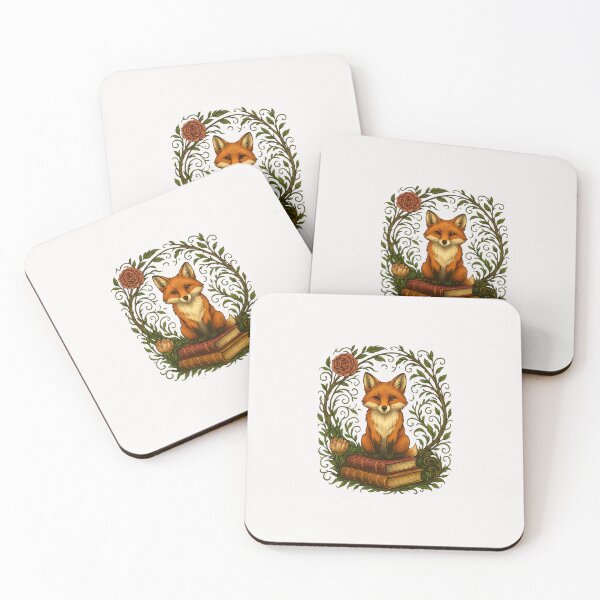 Item preview, Cottagecore Aesthetic Fox Reading Book Cute Goblincore Lover designed and sold by diyoor.