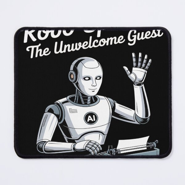Item preview, Robo-Speech The Unwelcome Guest AI designed and sold by MAKOPOKOShop.