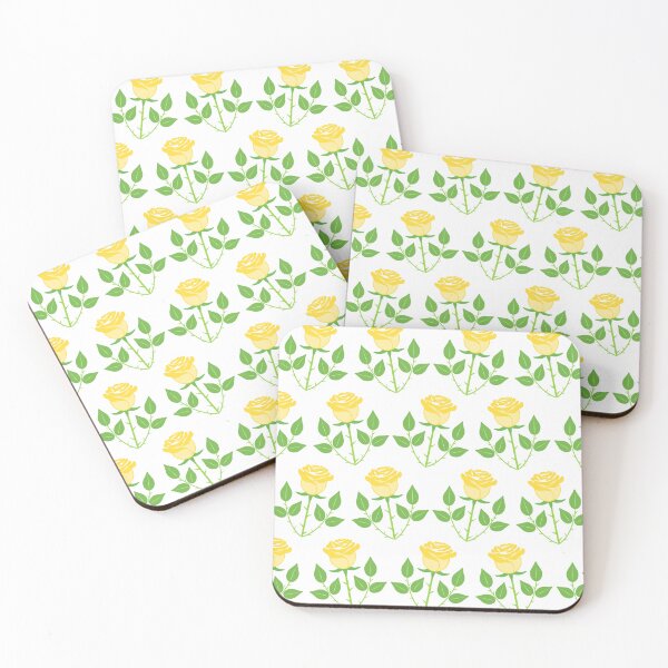 Item preview, July 21st Birth Flower Yellow Rose Pattern designed and sold by birthflower.