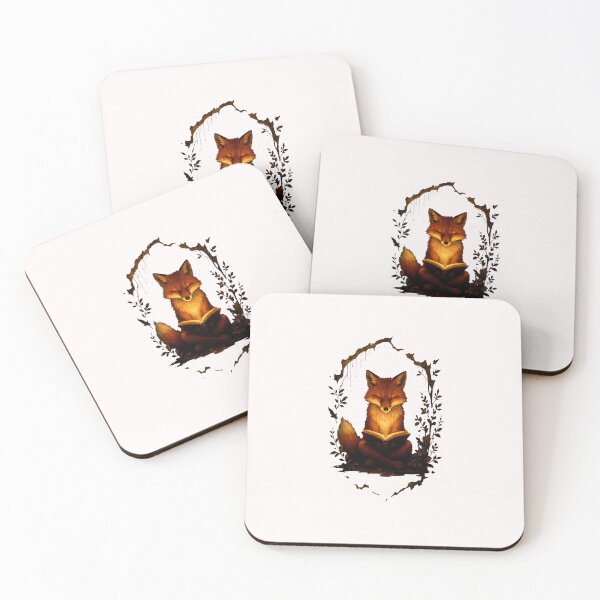 Item preview, Cottagecore Aesthetic Fox Reading Book Cute Goblincore Lover designed and sold by diyoor.