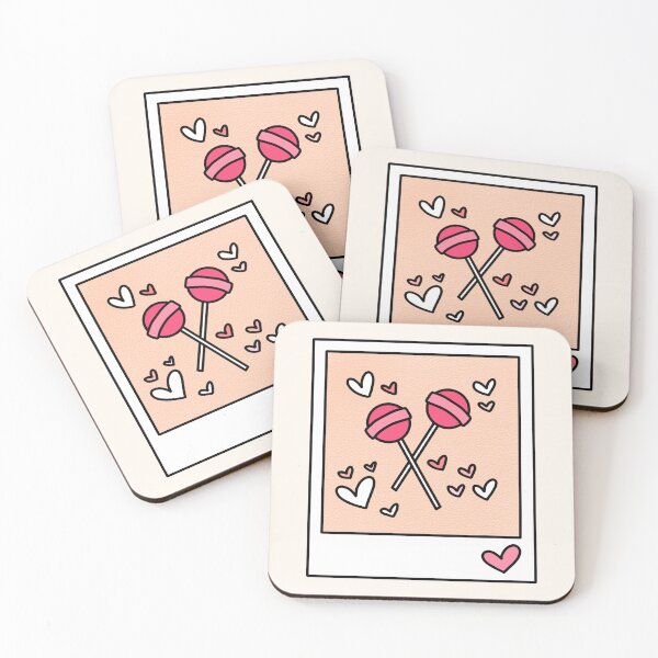 Item preview, spicy romance pink lolipop good girl polaroid - kindle stickers designed and sold by folklorewhisper.