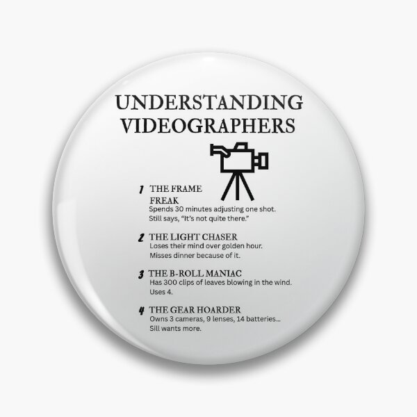 Item preview, Understanding Videographers – Funny Camera Life Definitions designed and sold by PsyFlow35.