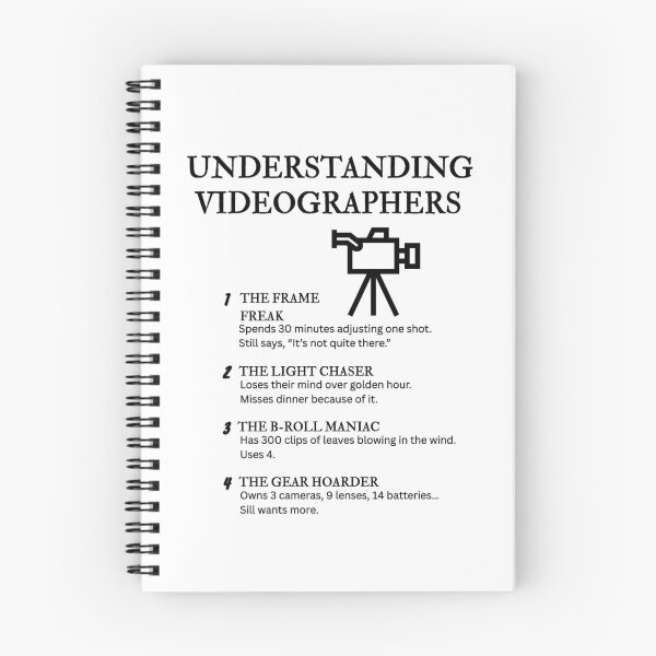 Item preview, Understanding Videographers – Funny Camera Life Definitions designed and sold by PsyFlow35.