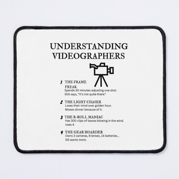 Item preview, Understanding Videographers – Funny Camera Life Definitions designed and sold by PsyFlow35.