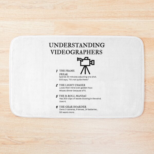 Item preview, Understanding Videographers – Funny Camera Life Definitions designed and sold by PsyFlow35.