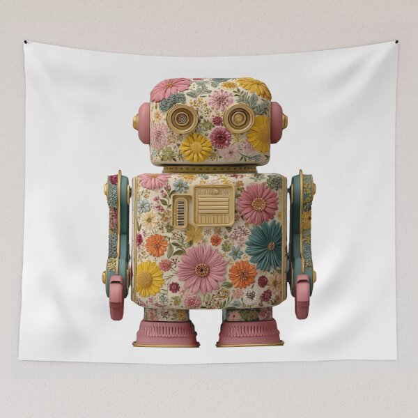 Item preview, Floral Robot designed and sold by CHILDRENSJOY.