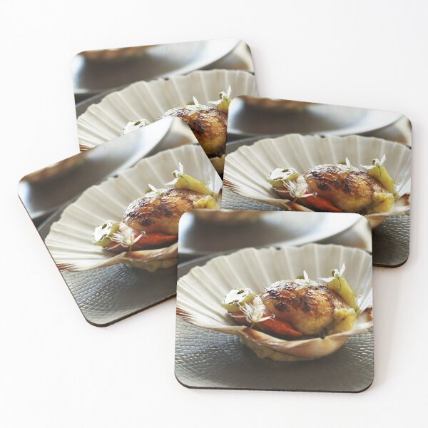 Item preview, Fine dining Scallop dish designed and sold by blueboxstudioss.