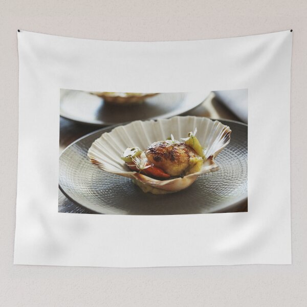 Item preview, Fine dining Scallop dish designed and sold by blueboxstudioss.