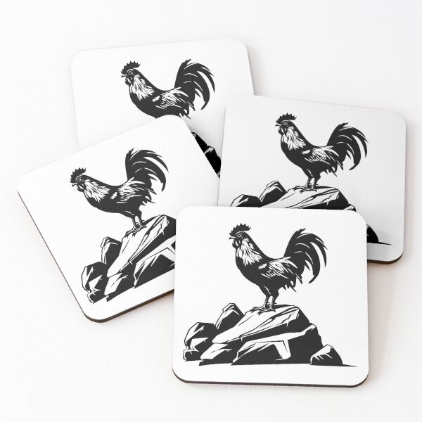 Item preview, Rooster Cock Male Farm Chicken Cockerel Poultry Country designed and sold by inkoutninja.